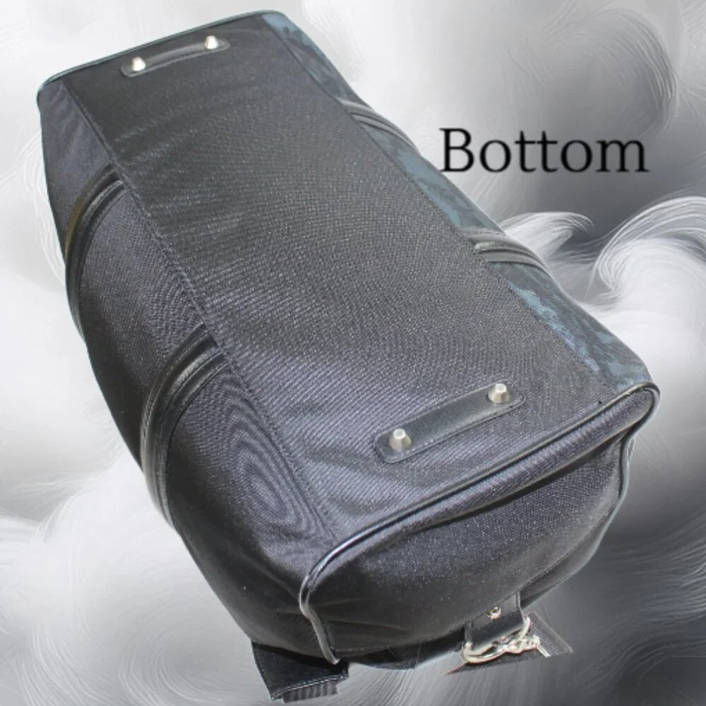 Robert Graham Reavy Black Blue Camo Weekender Duffle Style Carry-On Bag